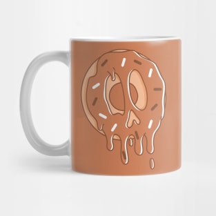 Dripping Donut Skull (Choco) Mug